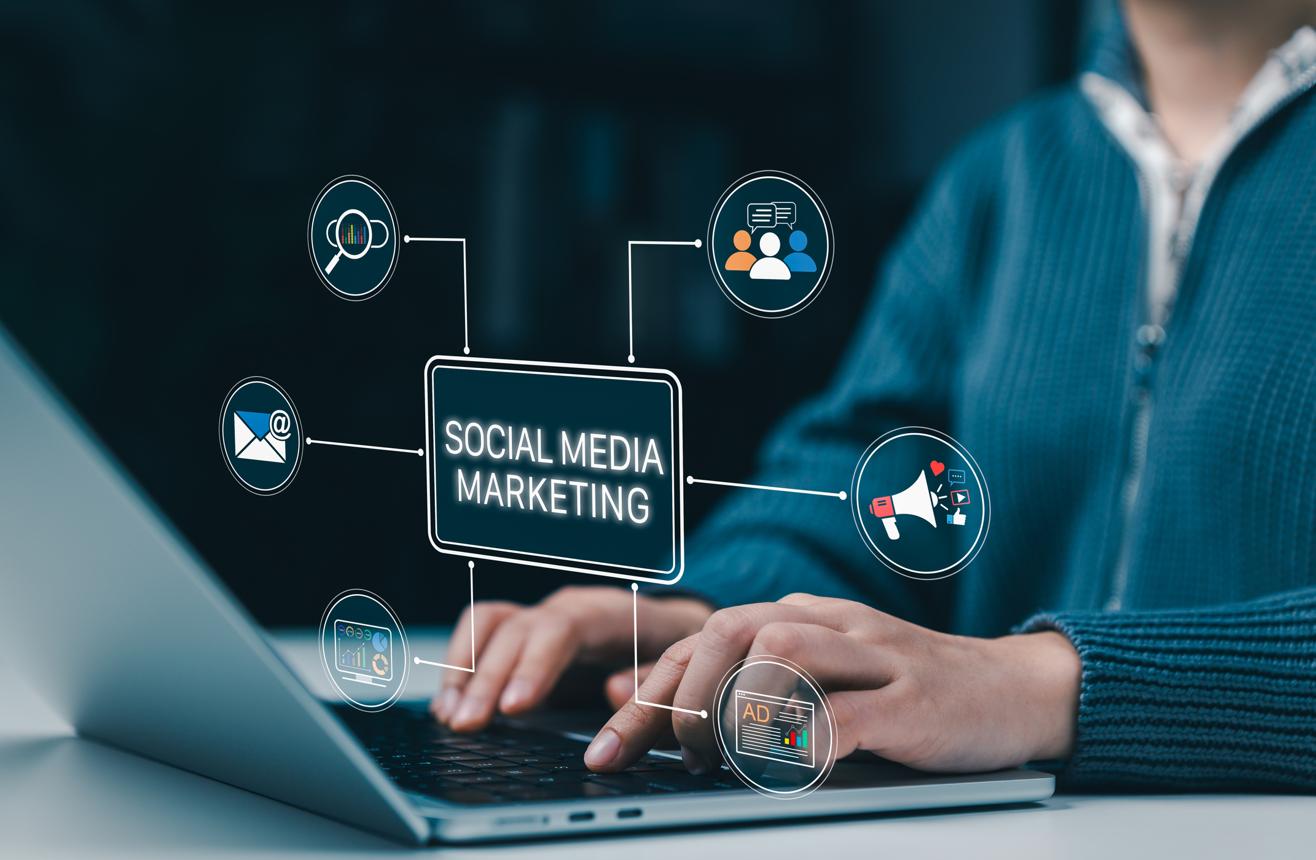Image of social media marketing